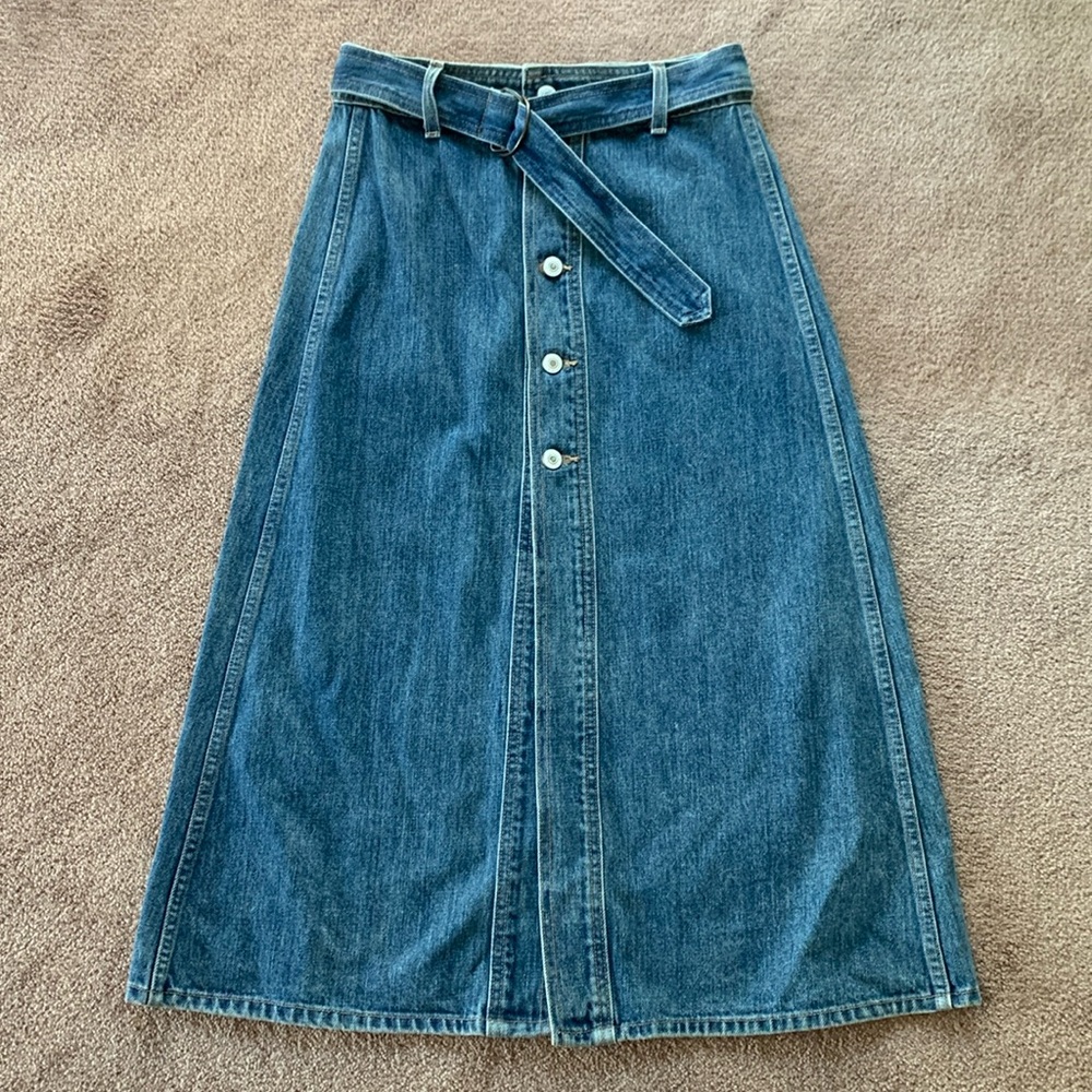 Tularosa Denim Midi Skirt-Size 26